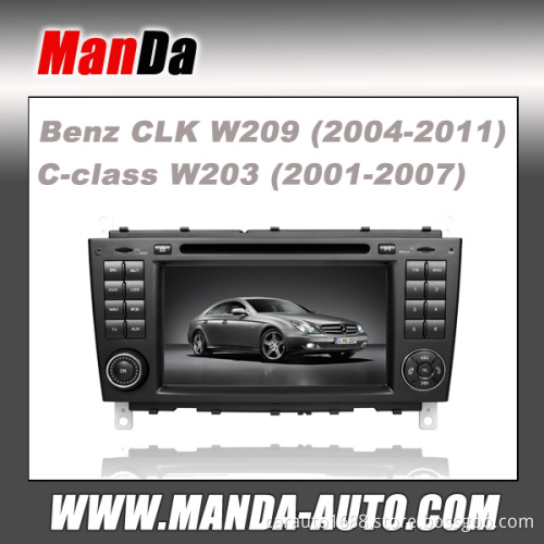Touch Screen Car dvd gps for Mercedes-Benz CLK W209 (2004-2011) C-class W203(2001-2007) CLK 220 (2006) 2 Din Car Radio Sat Nav